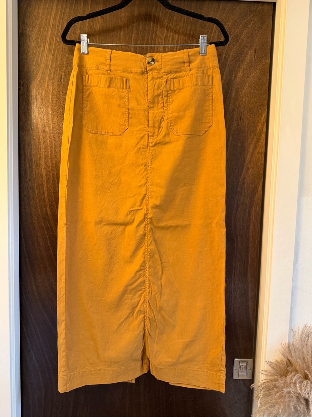 Maeve Anthropologie Colette Tan Maxi Straight Skirt, Size Medium - Picture 5 of 12